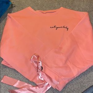 Crop top sweater
